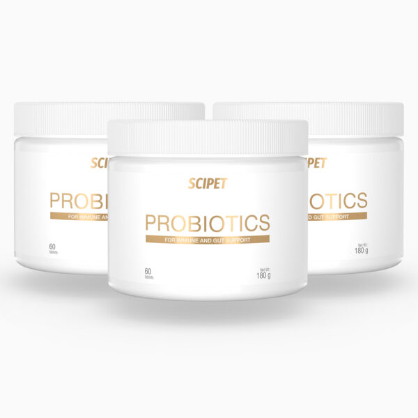 Probiotyki SciPet dla psów - 3x60 szt.